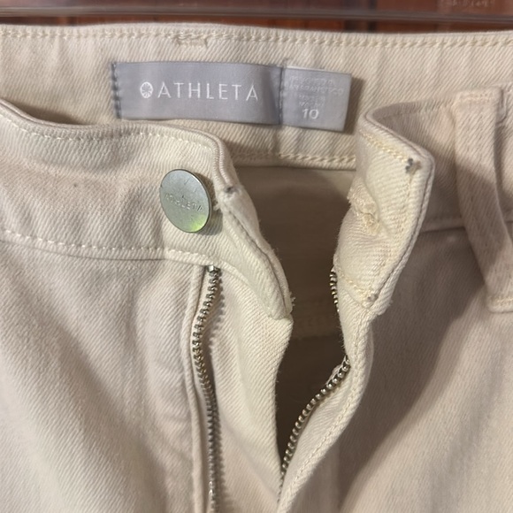 Cream Athleta jeans - Picture 2 of 3